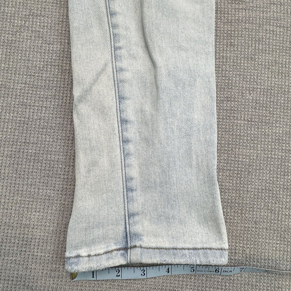 Risen Womens Sz 7 Light Wash Distressed High-Rise Skinny Jeans Button Fly Denim - Picture 15 of 16